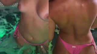 Kirstentoosweet Teases Her PAWG Figure In The Jacuzzi