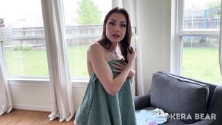 Kera Bear Explores Her Stepson's Cock In Bed