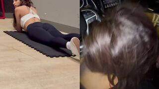 This Latina Gets Emotional Kiss In Car After Workout