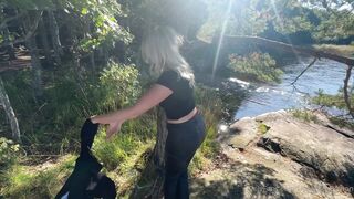 Uwucutedemon Gets Caught Banging By The Lake