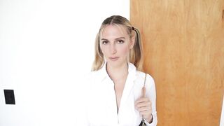 Tatum Christine Wields Her Dildo In The Secretary's Office