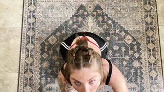 Zoe Neli Delivers Drooly Kiss On The Floor