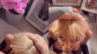 Blonde Skylewaifu Gets A Surprising Slap In Her Amateur
