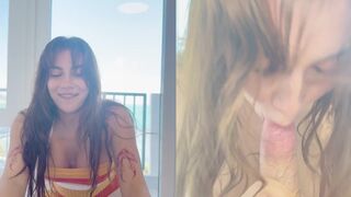 Observinglalaxo Sucks Her Cock's Cock In The Hotel Room
