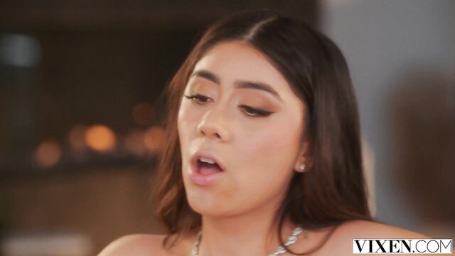Violet Myers Takes Her Bodyguard's Huge Cock