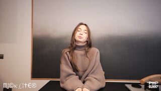 Vika Sun Fucks Provocatively On A Table