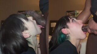 Kennedyjayde Sucks A BBC's Big Cock