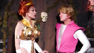 Angela White Receives Pleasure From He-Man, Evil-Lyn, And Teela