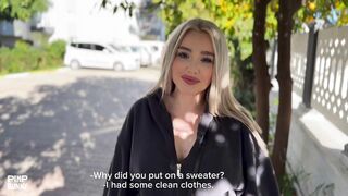 Blondessa Bares Her Private Parts On A Street Date
