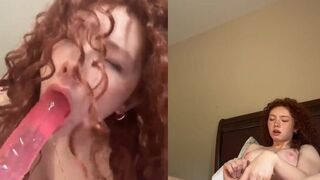 Livia Paige Stimulates Herself With Her Dildo