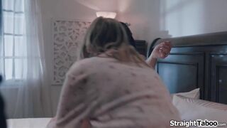 Yo its not normal that your stepmom fingers above your face