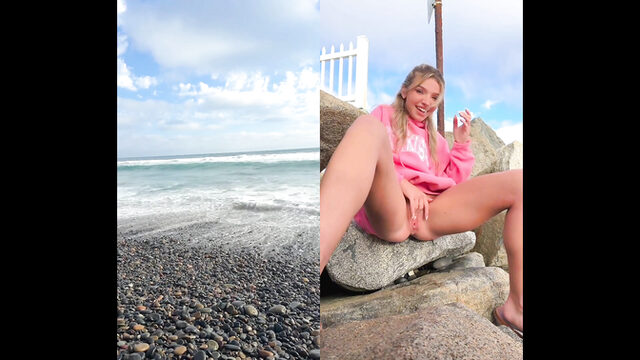 Bougie_Bb Explores Her Pussy And Wets Herself Outdoors
