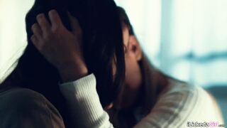 Latina lesbian pussy licking big tits hairy asian roommate